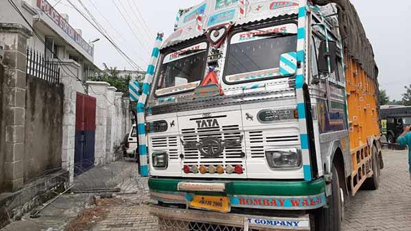 A truck carrying arms and ammunition has been recovered in Kathua jammu A truck carrying arms and ammunition has been recovered in Kathua jammu