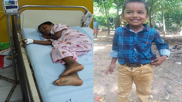 Help to save 5 year old Auto driver son Master Harish from Cancer 