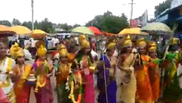 swamy iodls taken to kerala for navarathiri festival swamy iodls taken to kerala for navarathiri festival