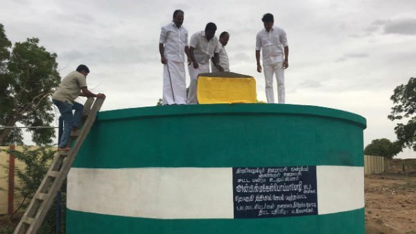thiruverumbur dmk mla anbil mahesh sanctioned fund for water projects 