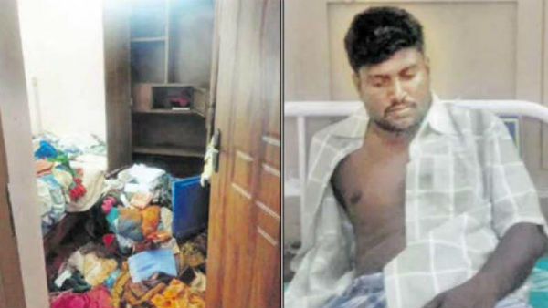 Thief was caught who tried escape near Polur Thief was caught who tried escape near Polur