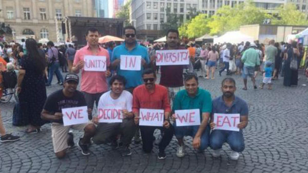 Hindu Groups raised the issue about beef meat in Geramay Hindu Groups raised the issue about beef meat in Geramay