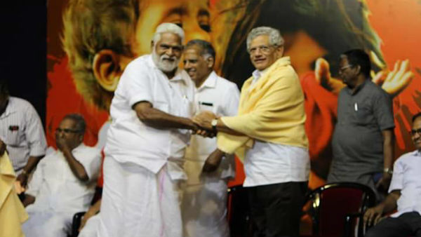 seetharam yechuri blasts modi and trump