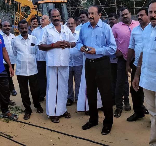 mdmk general secratery vaiko inspection to ymca ground