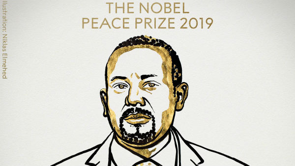 Ethiopian Prime Minister Abiy Ahmed Ali gets Nobel Prize 2019 for Peace Ethiopian Prime Minister Abiy Ahmed Ali gets Nobel Prize 2019 for Peace