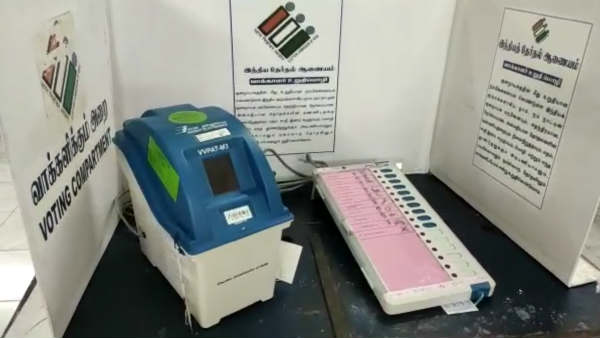 dull polling reported in puducherry due to rain