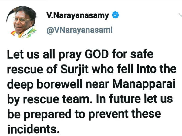 prayer held for sujith in puducherry