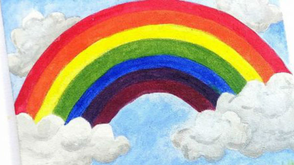 வானவில் ஓவியம் 