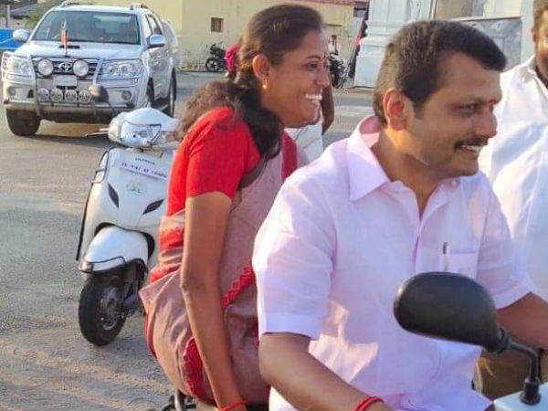 senthilbalaji mla and jothimani mp are thickest friends in karur district politics 