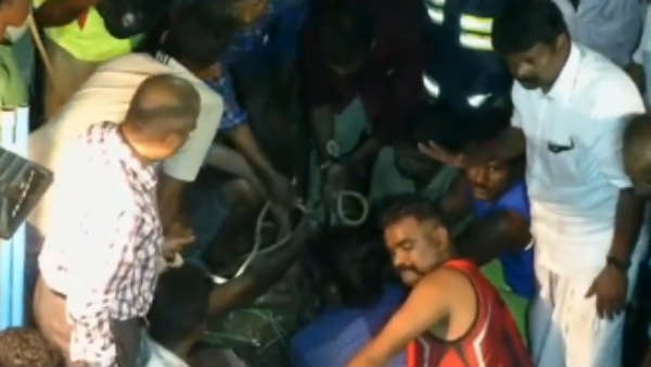 two 2 years old child sujith slippped and fell manapparai 