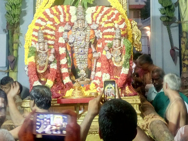 Pabangusa Ekadasi Special Pooja will be held at Sri Dhanvantri Temple Walajapet