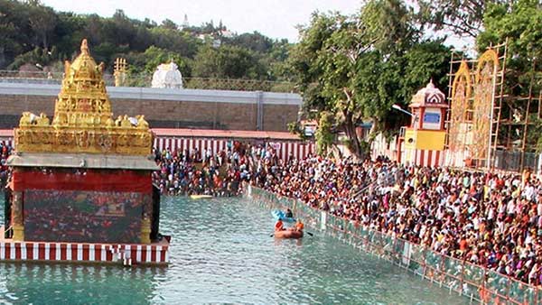 Pushpayagam was held at Padmavathi Thayar Temple