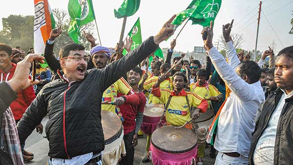 கட்சிகள் வென்ற இடங்கள் 