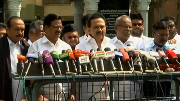 திமுக தலைவர் ஸ்டாலின் 