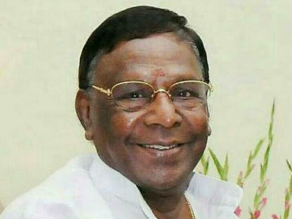 ADMK Mlas stages dharna infront of puducherry cm house