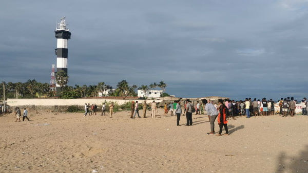 pslv Rocket booster caught in fishermans trap