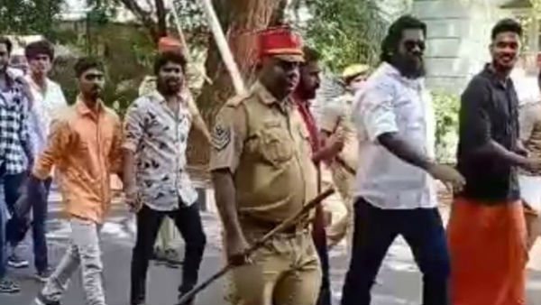 Rowdy Cholan wearing a cooling glasses and shoe like hero creates controversy. 
