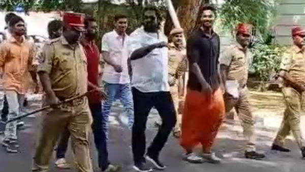 Rowdy Cholan wearing a cooling glasses and shoe like hero creates controversy. 