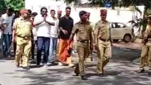 Rowdy Cholan wearing a cooling glasses and shoe like hero creates controversy. 