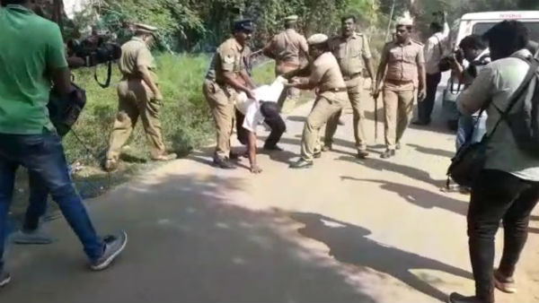 Elections are suspended as mysterious people set fire to ballot papers in Tiruvallur district 