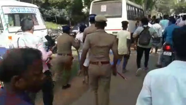 Elections are suspended as mysterious people set fire to ballot papers in Tiruvallur district 