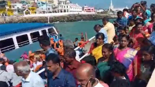 Kanyakumari Thiruvalluvar statue celebrating 20th year anniversary 