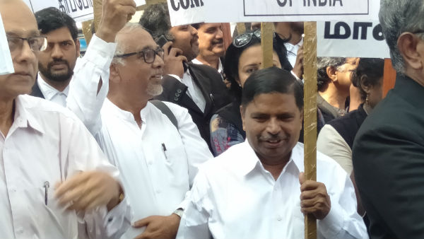Peace procession at the madras high Court premises in honor of Martyrs Day 