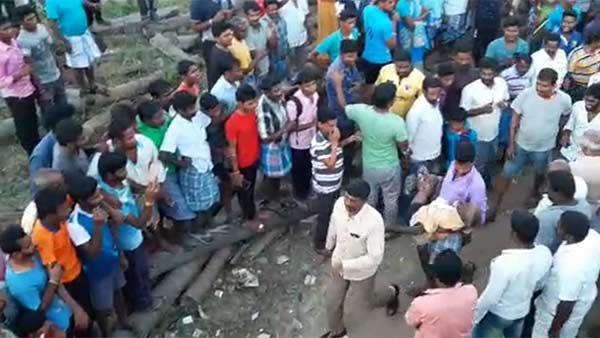 An elderly man who climbed into a cell phone tower in Krishnagiri district 