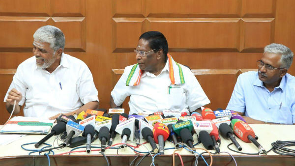 Chief minister Narayanasamy press conference Regarding hydrocarbon scheme 