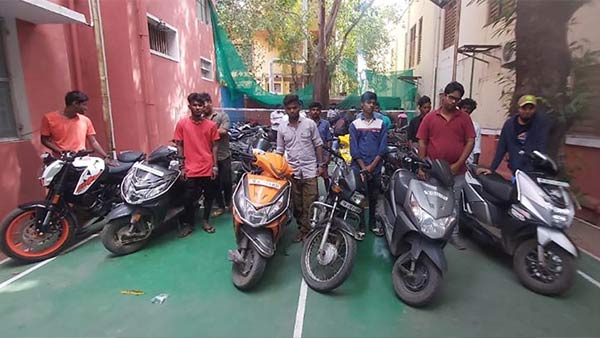 new year celebration: chennai police seized 100 more bikes from drunken youths 