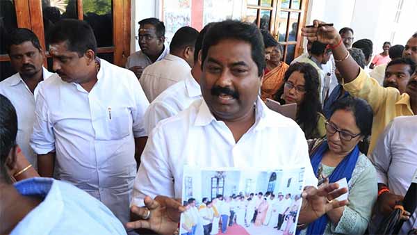 Ruling party Mlas complain to mla dhanavelu 