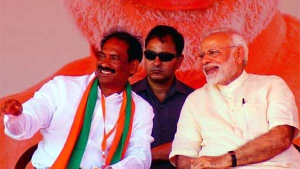 Saminathan has been elected as the Puducherry state BJP president 
