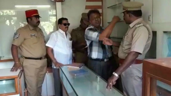 robbery at a jewelery shop in Puducherry 