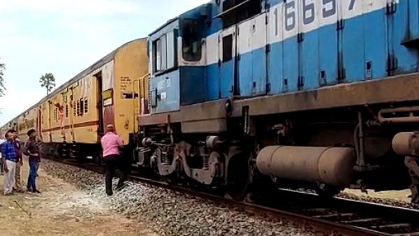 Fire broke out in Rameswaram - Tirupathi train 