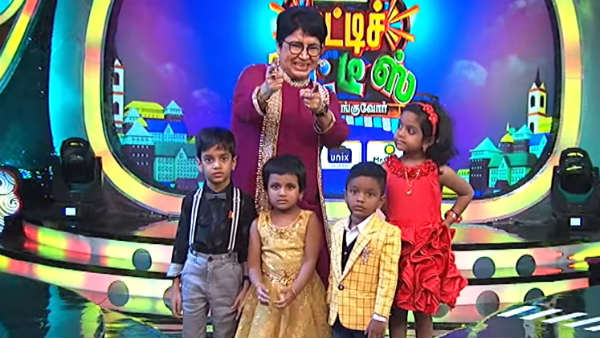 கோவை சரளா தோளில் 