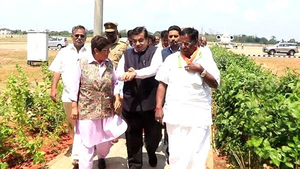 Minister of Road Transport and Highways Nitin Gadkari Puducherry visit 