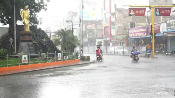 Puducherry and surrounding areas getting rain 