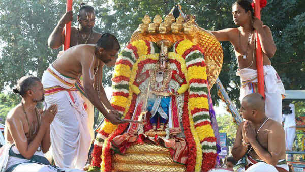வீதி உலா வந்த கபிலேஸ்வரர்