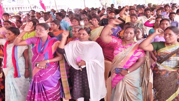 Vck Thirumavalavan and vck party carders protest against Delhi riots 