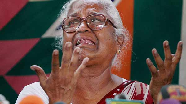 பேரறிவாளன் தாயார் அற்புதம் அம்மாள் 