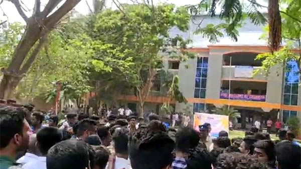 Puducherry college student suicide attempt 