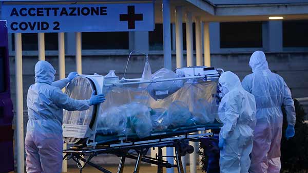 இத்தாலியில் 602 பேர் பலி 