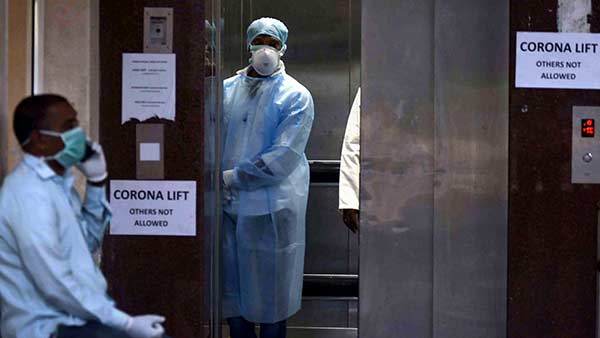 Chinese man suspected having Corona virus locks himself in Greater Noida Chinese man suspected having Corona virus locks himself in Greater Noida