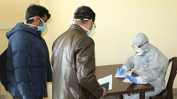 கொரோனா தொற்று உறுதி 