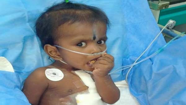 Help to save 1 year old Vinayakamurthi from heart problem 
