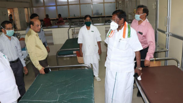 Puducherry State Chief Minister Narayanasamy Announced Corona relief fund for common publics 
