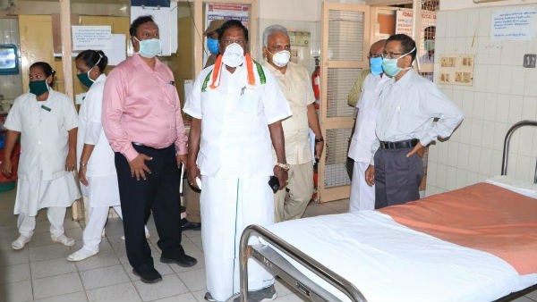 Puducherry State Chief Minister Narayanasamy Announced Corona relief fund for common publics 
