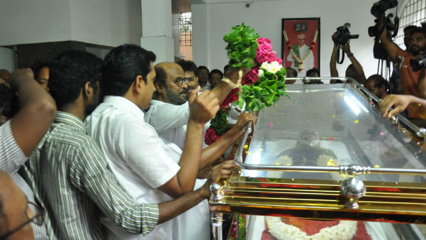 DMK General Secretary K Anbazhagan Death: Rajinikanth condolences 