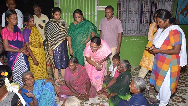 Village women plays Tradional Fun Games on Womens Day Celebration