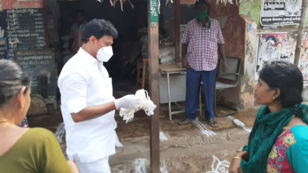 anbil mahesh mla doing corona relief aid without publicity 